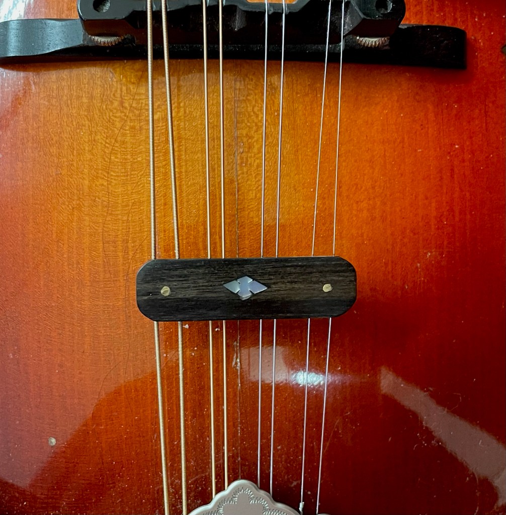 Ebony Inlaid Diamond String Suppressor - Hill Country Stringworks